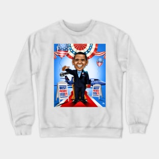 MIC DROP - THE GREATEST PRESIDENT EVER!!! Crewneck Sweatshirt